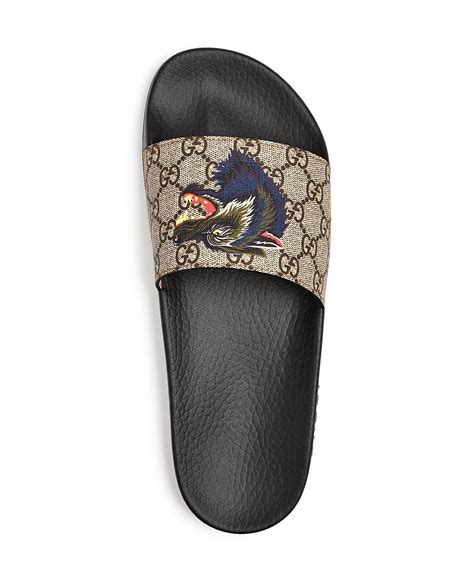 wolf gucci sandals|net a porter Gucci sandals.